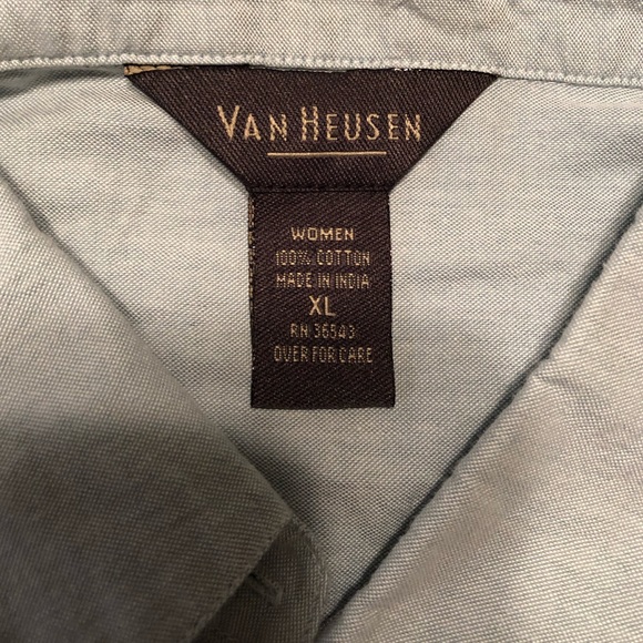 Van heusen ladies’ short sleeve button Down shirt - Picture 5 of 6